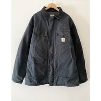 USED carhartt トラディショナルコート　黒 44