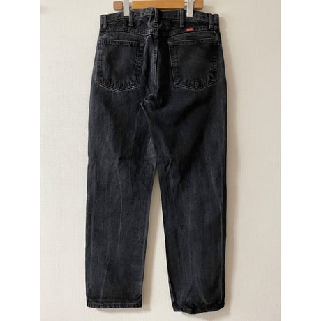 USED RUSTLER ブラックデニム 34/30