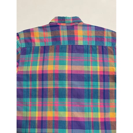 USED OLD GAP 90's マドラスチェックシャツ M