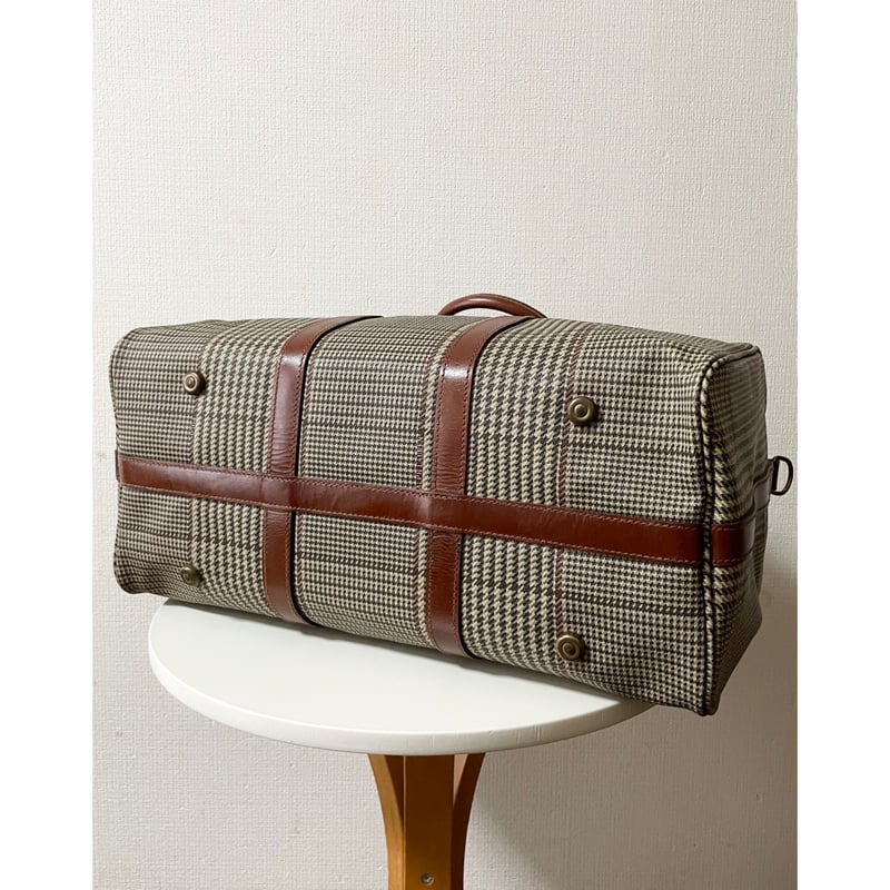 ヴィンテージ】ポロラルフローレンタータンチェック ボストンバッグ