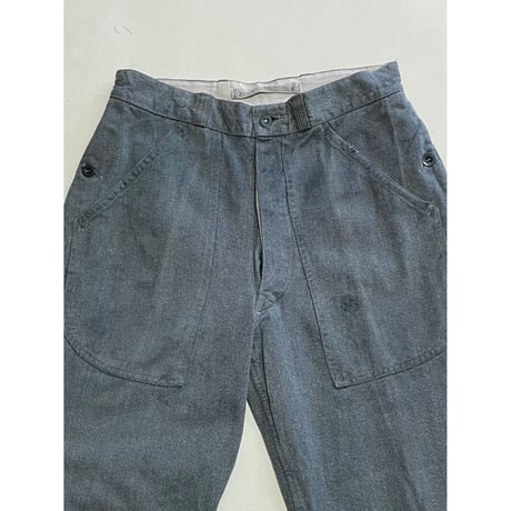 USED スイス軍　デニムワークパンツ 32/28相当 51