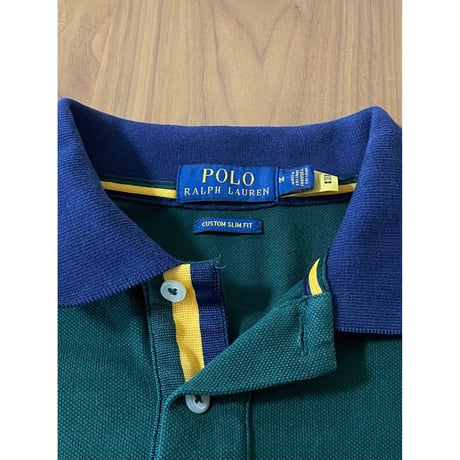 USED POLO ラルフローレン CUSTOM FIT ポロシャツ M