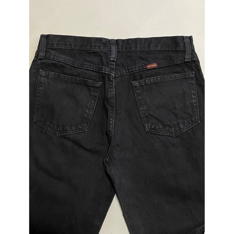 USED RUSTLER ブラックデニム 31/30 | FBR TRADING