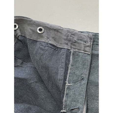 USED スイス軍　デニムワークパンツ 36/28相当 16