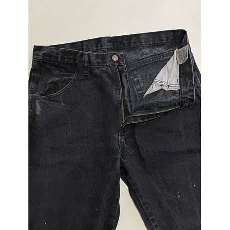 USED RUSTLER ブラックデニム 34/30