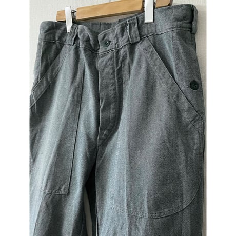 USED 80's スイス軍　デニムワークパンツ　後期型 45/80