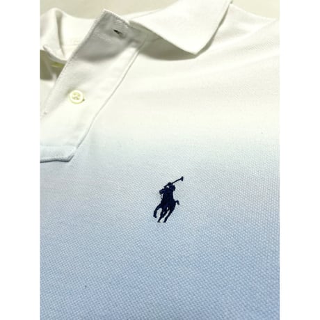 USED POLOラルフローレン  CUSTOM FITポロシャツ　グラデーションS