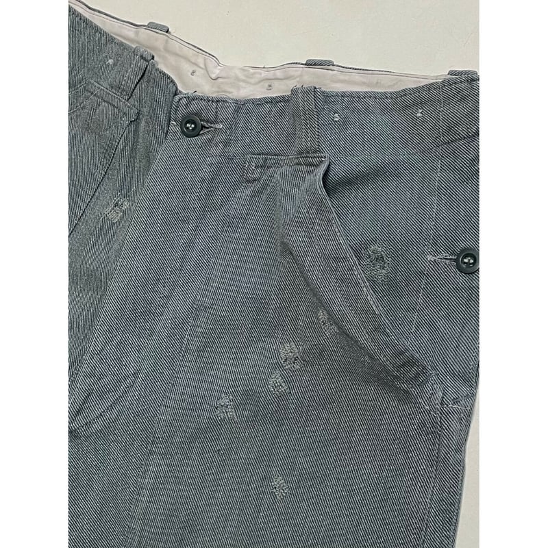 USED スイス軍 デニムワークパンツ 36/28相当 42 | FBR TRADING