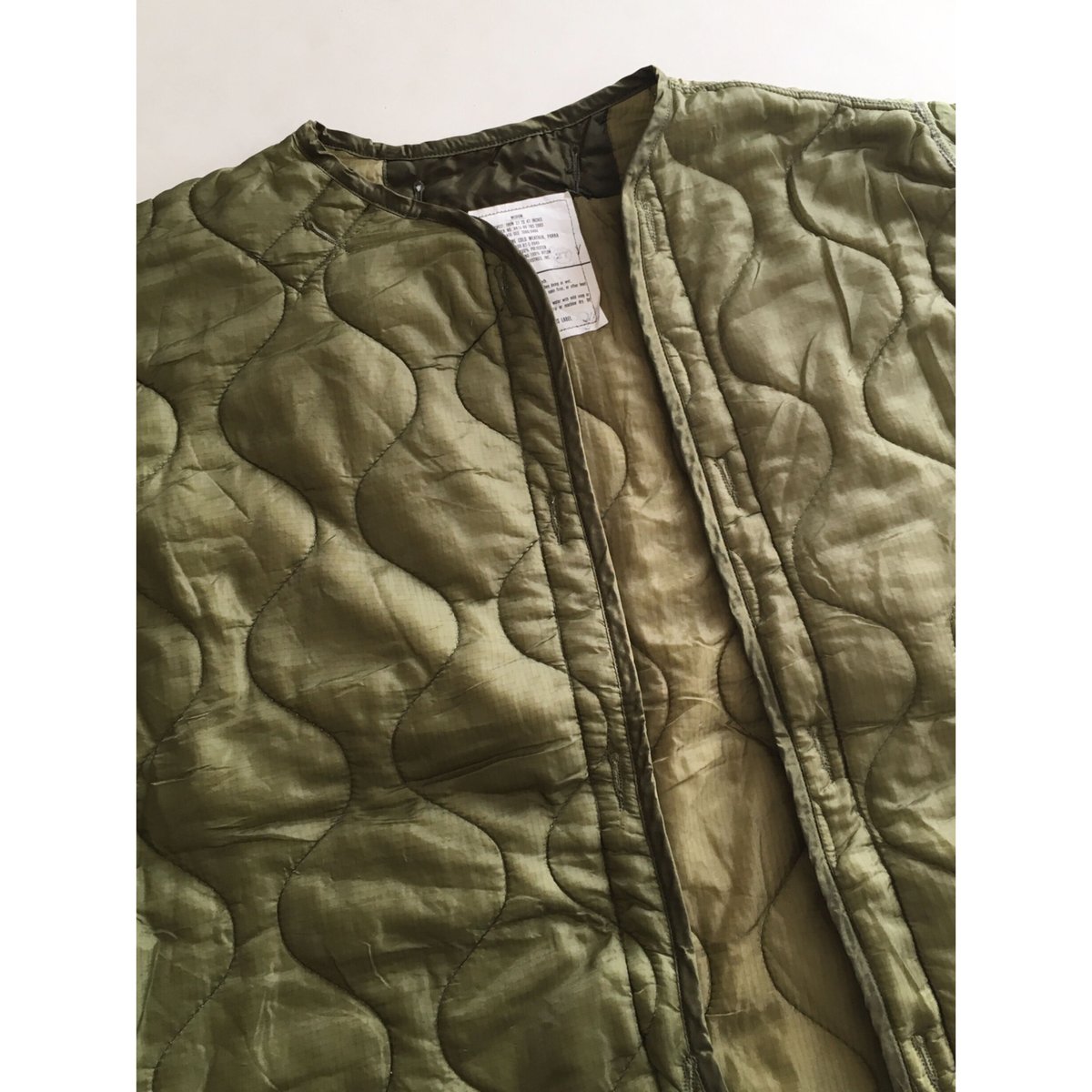 DEAD STOCK US ARMY M65 フィッシュテールパーカー用 キルティング