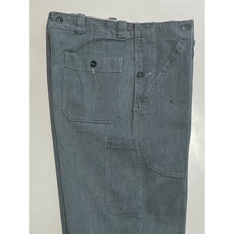 USED スイス軍　デニムワークパンツ 36/28相当 42