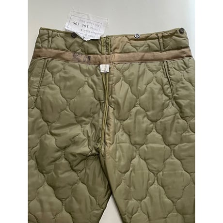 DEAD STOCK チェコ軍 M85 キルティングライナーパンツ 1-53