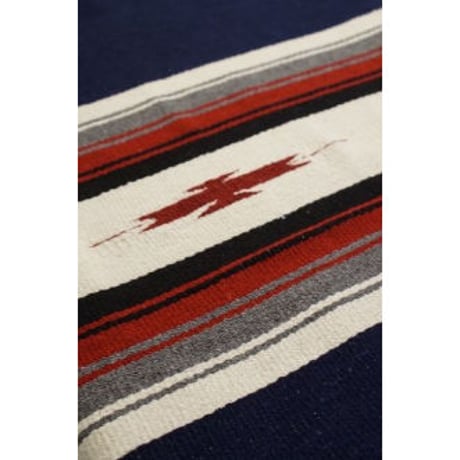 エルパソサドルブランケット ダイアモンドセンター NAVY 210cm×150cm