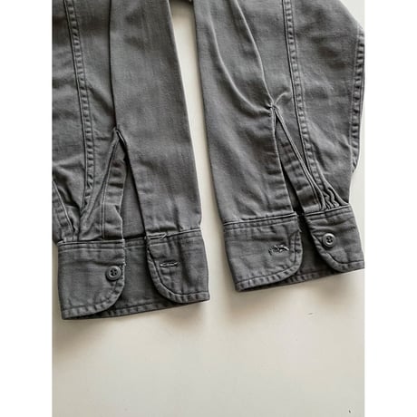 VINTAGE BLUE BELL ワークシャツ 14 1/2-SHORT 60's〜