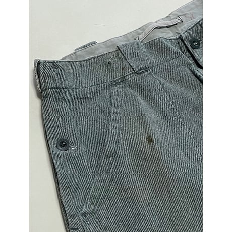 USED スイス軍　デニムワークパンツ 36/28相当 71