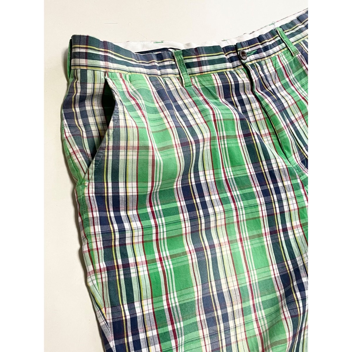 USED POLO ラルフローレン マドラスチェックショートパンツ 38 | FBR