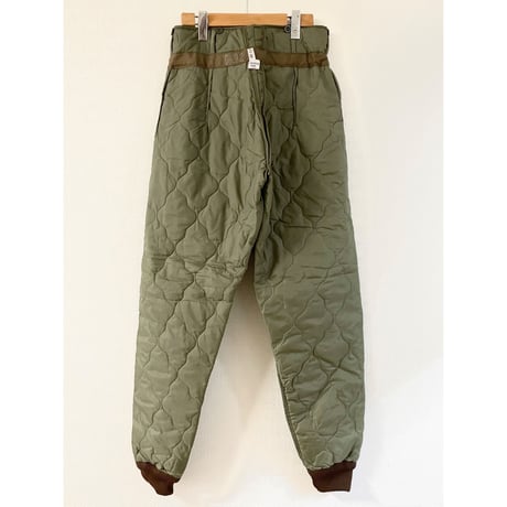 DEAD STOCK チェコ軍 M85 キルティングライナーパンツ ステンシル入り デッドストック 6