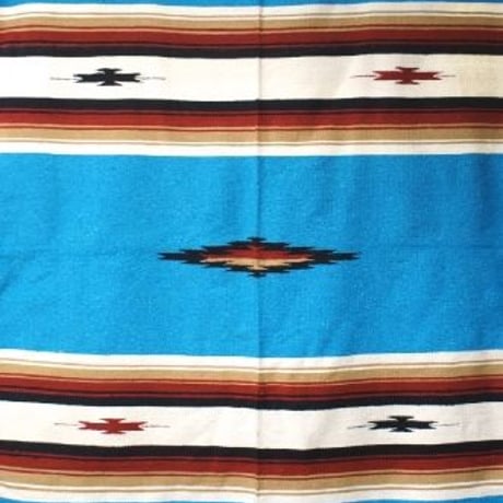 エルパソサドルブランケット ダイアモンドセンター  TURQUOISE210cm×150cm