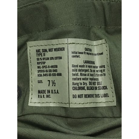 CIVILIAN MILITARY ブーニーHAT OLIVE アメリカ製
