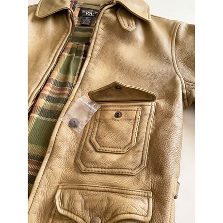 USED RRL ダブルアールエル　 レザージャケット S