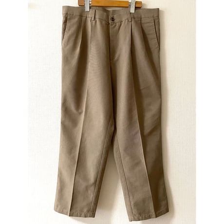 USED Levi's DOCKERS CLASSIC FIT ツータックトラウザー 38/30 千鳥格子