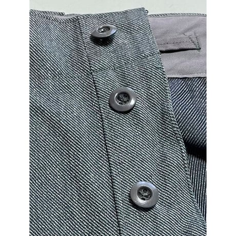 USED スイス軍　デニムワークパンツ 34/28相当　26
