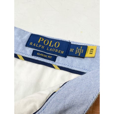 USED POLO ラルフローレン CLASSIC FIT リネンショーツ 32