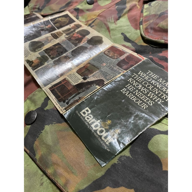 USED 80's Barbour THE MILITARY 2nd type バブアー イギ