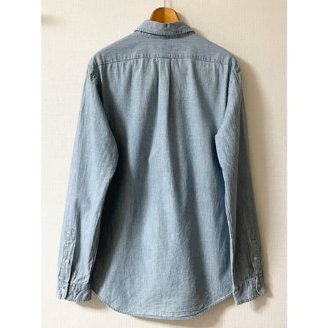 USED POLO ラルフローレン CLASSIC FIT シャンブレーシャツ M