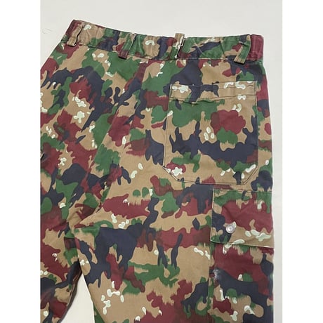 USED 80's スイス軍　M83 アルペンカモカーゴパンツ  44/72