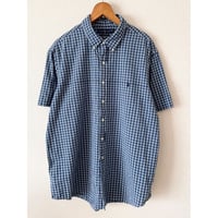 USED RALPH LAUREN INDIGO OXFORD シャツ XXL