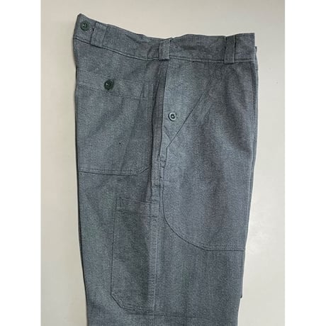USED 80's スイス軍　デニムワークパンツ 45/80