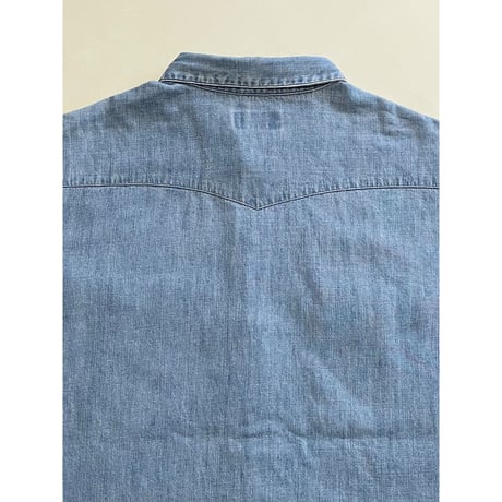 USED POLO ラルフローレン デニムウエスタンシャツ  XL