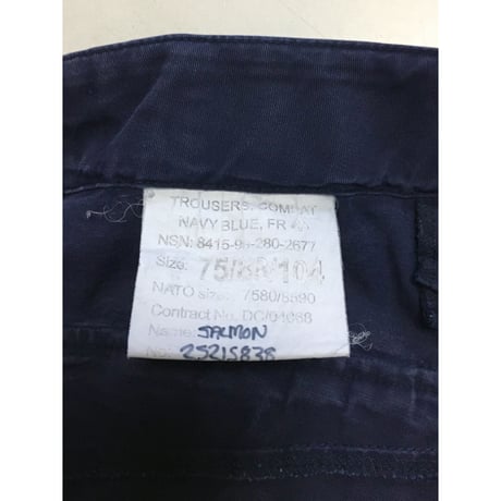 USED ROYAL NAVY カーゴパンツ　斜めポケット　75/88/104 イギリス軍