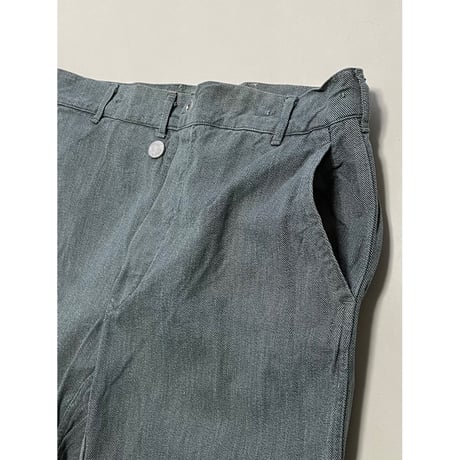USED スイス軍　デニムワークパンツ 36/30相当 27