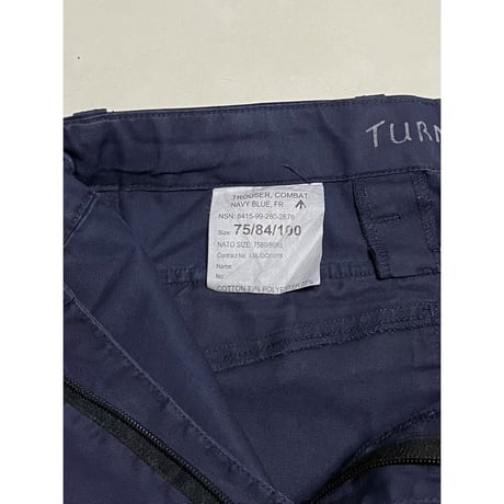 USED イギリス軍　ロイヤルネイビー　カーゴパンツ  75/88/104 斜めポケット 4