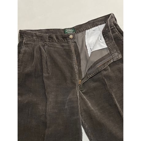 USED POLO COUNTRY ツータック　太畝コーデュロイパンツ 34/32