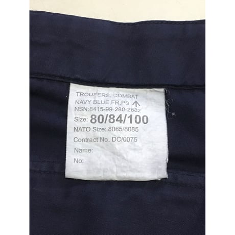 USED ROYAL NAVY カーゴパンツ　斜めポケット 80/84/100 イギリス軍