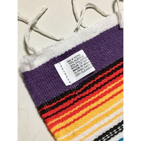 エルパソサドルブランケット サラペ ランチョンマット PURPLE