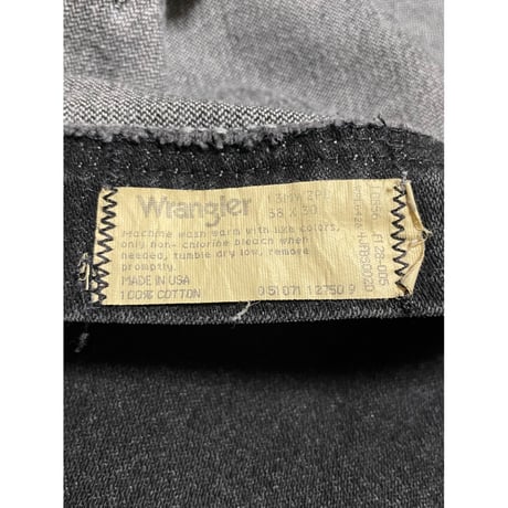 USED Wrangler 13MWZ ブラック　38/30 MADE in USA
