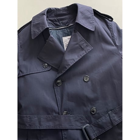USED US NAVY オールウェザーコート 紺 36R ライナー付き