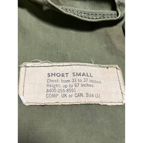 VINTAGE 60's US ARMY M51 フィールドジャケット SMALL-SHORT 後期