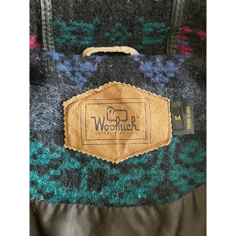 USED アメリカ製 Woolrich ネイティブ柄 ウールパーカー M | FBR