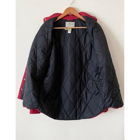 USED LL Bean 中綿キルティング　コットンシャモアシャツジャケット M