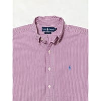 USED Ralph Lauren ストライプボタンダウンシャツ BLAKE  M