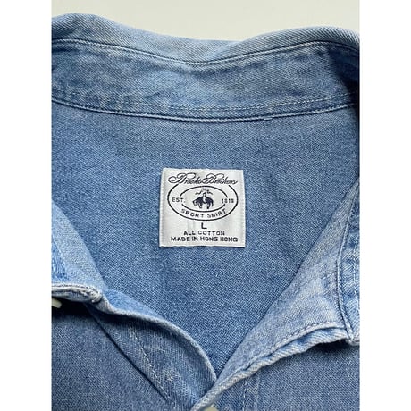 USED 90's Brooks Brothers デニムシャツ　ブルックスブラザーズ