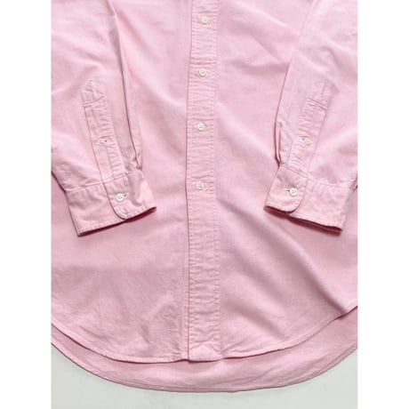 USED POLO ラルフローレン オックスフォード B/D シャツ ピンク 15-32