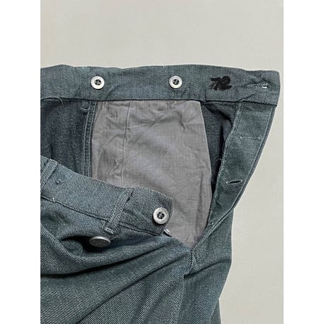 USED スイス軍　デニムワークパンツ 36/30相当 27