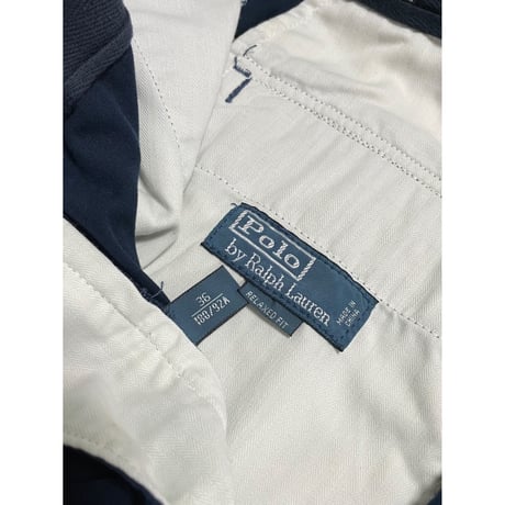 USED POLO ラルフローレン カーゴショーツ NVY 36