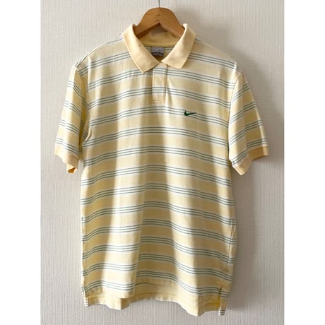 USED 00's NIKEボーダーポロシャツ Mサイズ