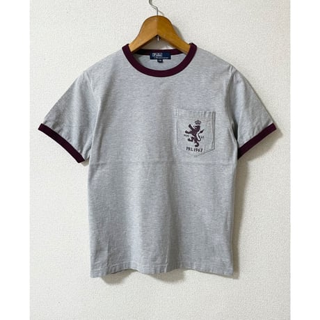 USED POLOラルフローレン リンガーポケットTシャツ　ボーイズ140